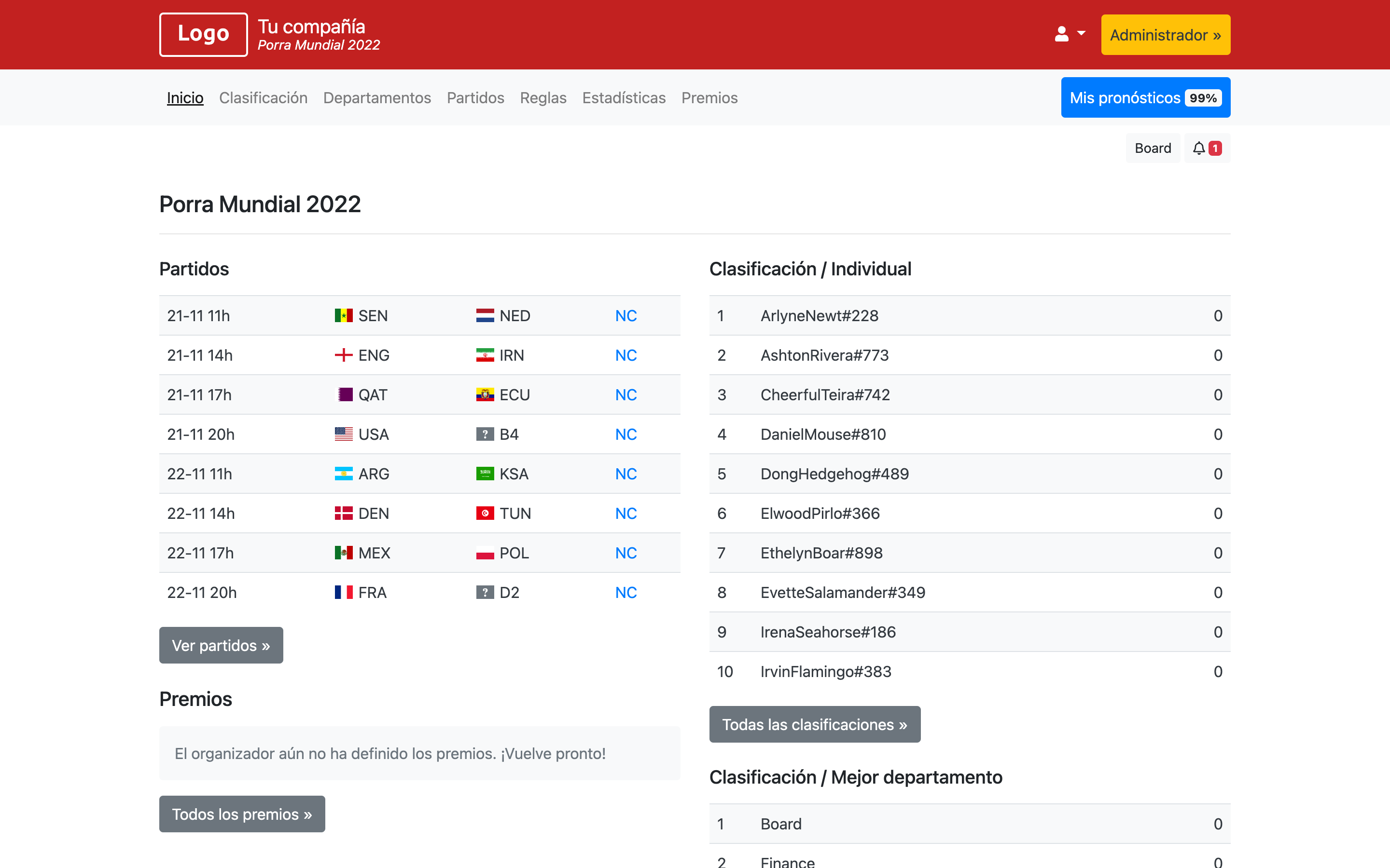 Porra Mundial 2026 - Eurocopa 2024